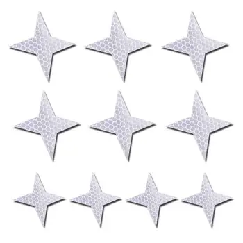 

10pcs 60mm In Diameter Reflector Tape White for Toyota Stellate High Intensity Security Marking Tape For Car Reflectors Rear