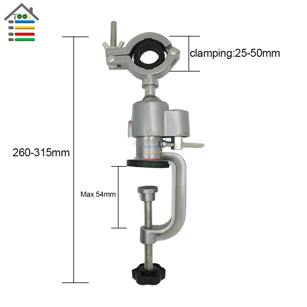 AUTOTOOLHOME зажим-на скамейке тиски держатель подходит Мини электрическая дрель стенд шлифовальный кронштейн для Dremel 3000 деревообрабатывающие аксессуары
