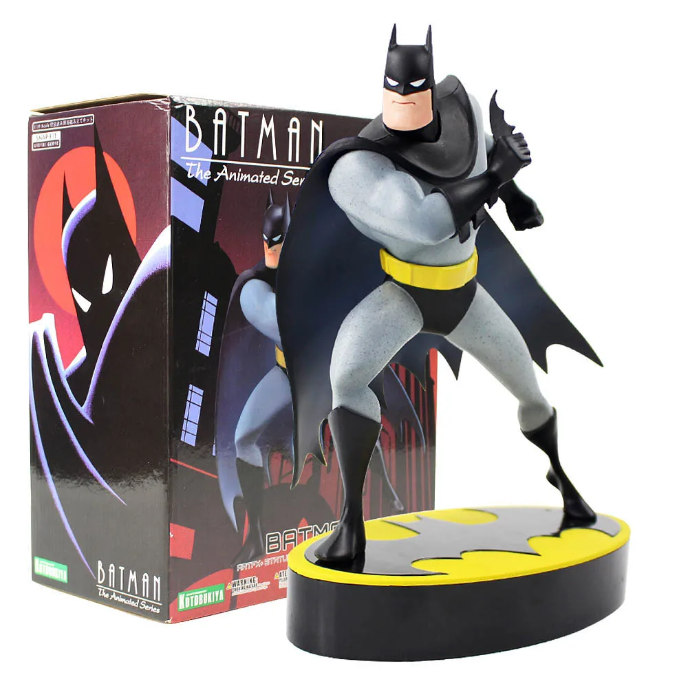 20 см Мстители Бэтмен мультсериал ARTFX+ Статуя 1/10 масштаб предварительно окрашенная Модель Набор ПВХ фигурка Коллекционная модель игрушки - Цвет: 20cm with box