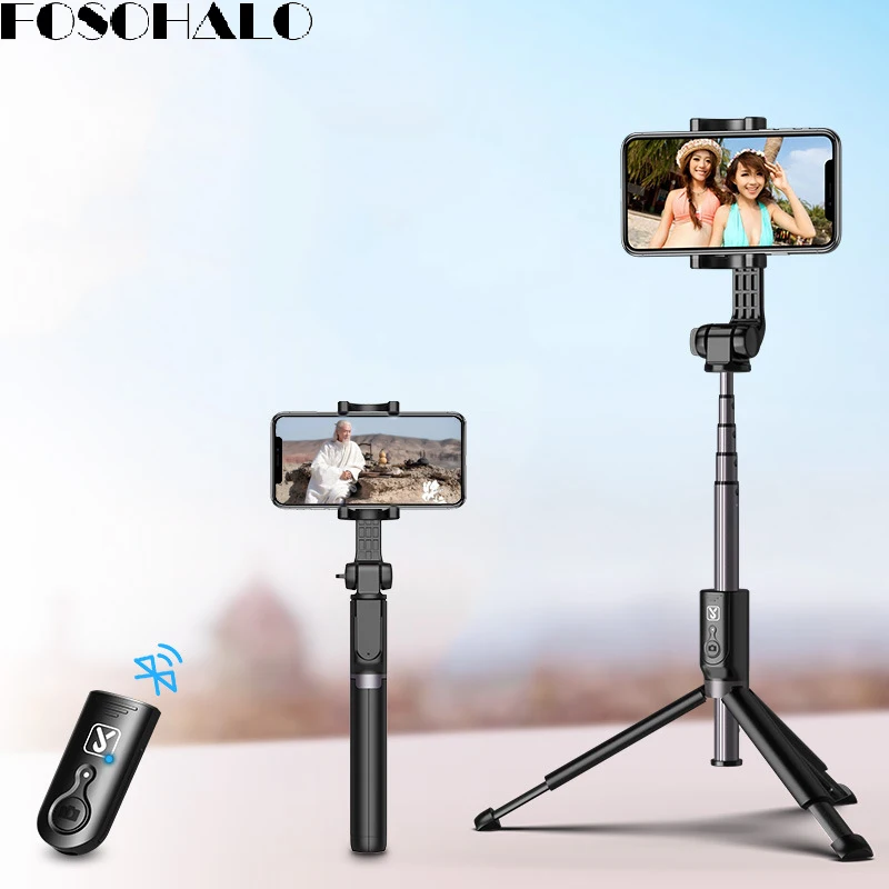 

3 in 1 Mini Bluetooth Selfie Stick Remote Control Tripod for iPhone X Android Smart Phone Universal Live Camera Artifact Tripods