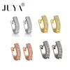 2022 Double rangée cristal boucles d'oreilles cuivre zircone Earwire bijoux bricolage boucle d'oreille résultats boucles d'oreilles fermoirs crochets accessoires ► Photo 2/6