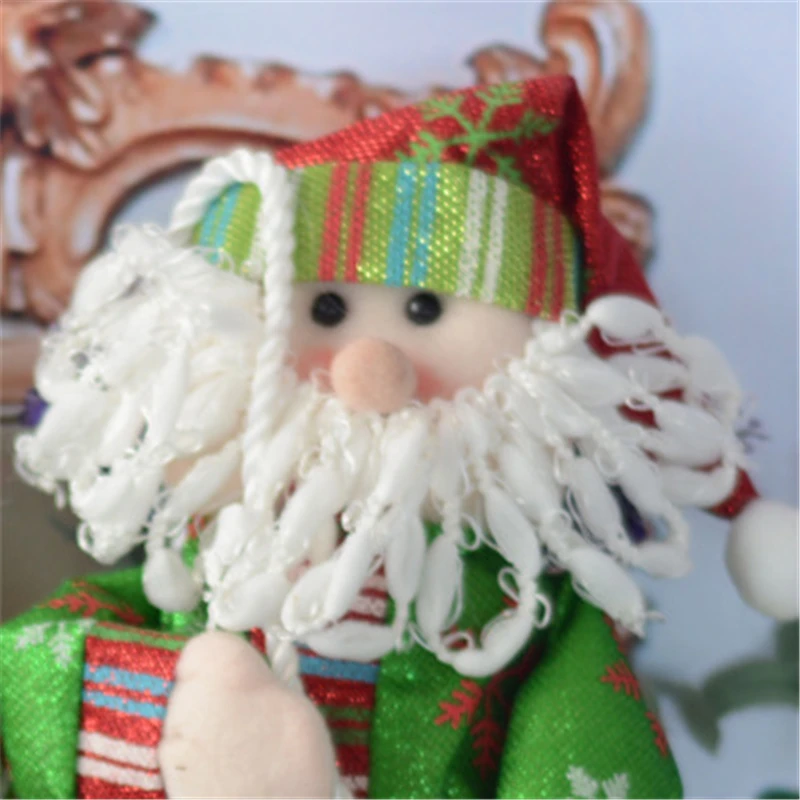 Санта-Клаус Рождественское украшение в виде снеговика падение кукла рождественский подарок для детей дерево Орнамент Дисплей реквизит фестиваль поставки KG89