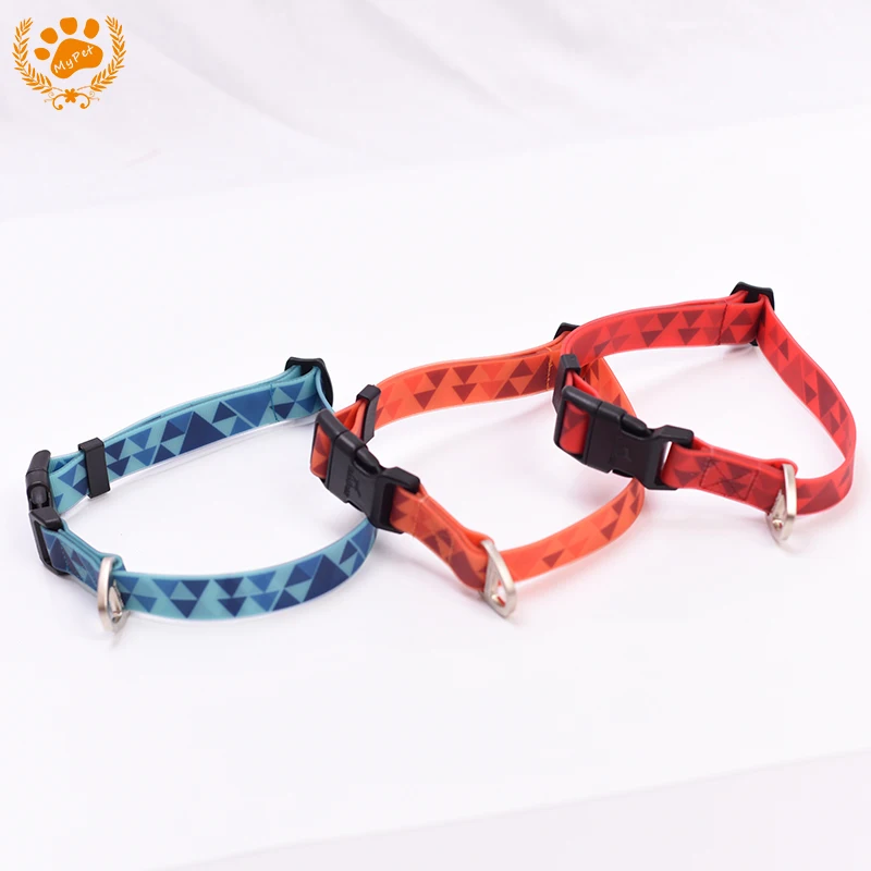My Pet Collars Leashs Sets For Dog With Rubber Waterproof Deodorant 3 Colors Led Dog Collar