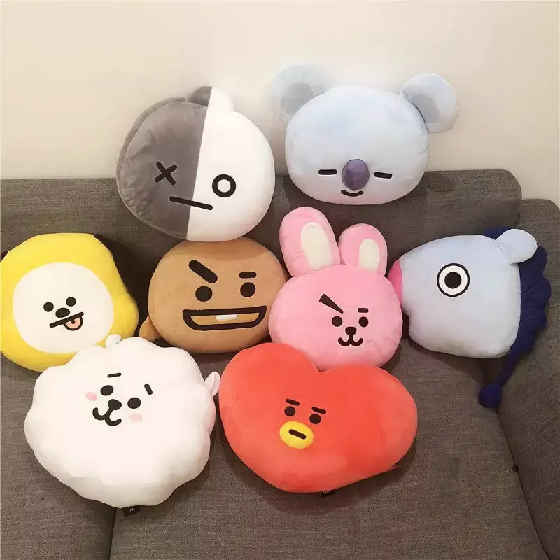 

30-40cm 0.3kg 40-45cm 0.6kg Kpop Boys Soft Cute Cushion TATA VAN COOKY CHIMMY SHOOKY KOYA RJ MANG Plush Pillow Toy Doll