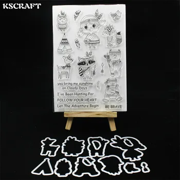 

KSCRAFT Be Brave Stamp Metal Cutting Dies Stencils for DIY Scrapbooking/photo album Decorative Embossing DIY Paper Cards