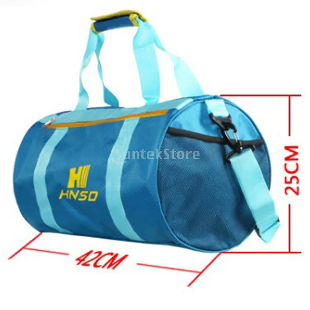 Waterproof Swimming Swim Pool Bag Dry and Wet Seperation Gym Fitness Sports Adjustable Shoulder Strap Zipper Tote Handbag