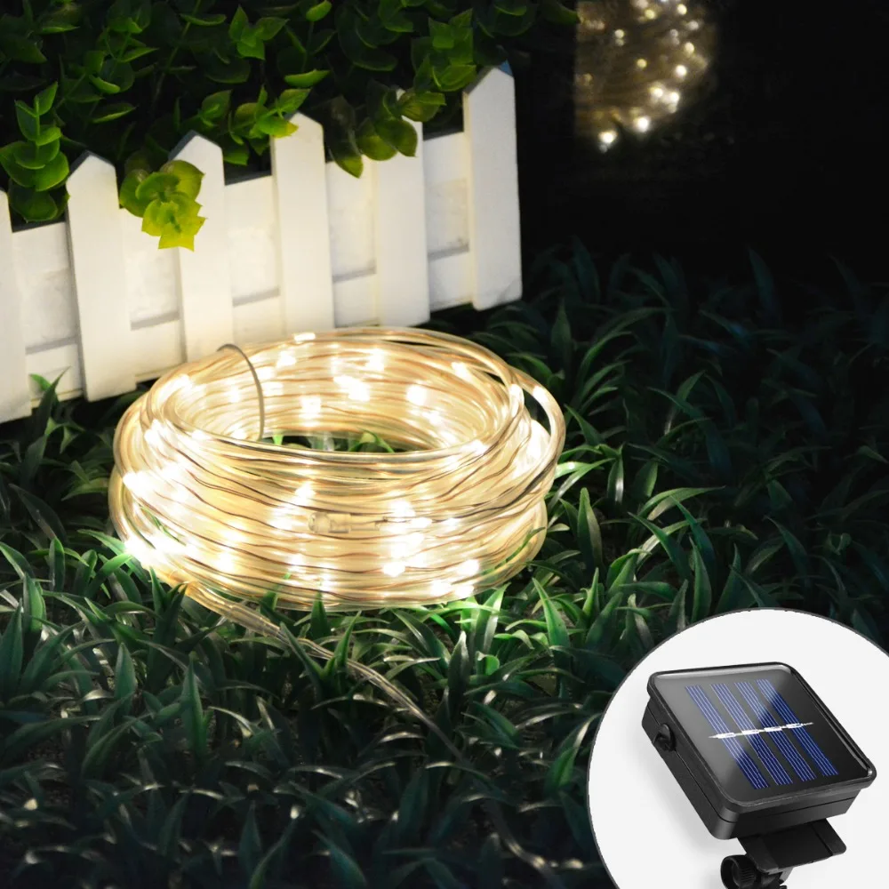 10 м лужайка свет струны 33ft luz Солнечный светодиодный para наружный солнечный