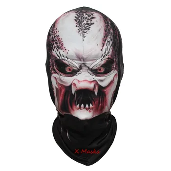 

The Predator Mask Balaclava Costume Halloween Overhead call helmet outdoor Biker Masks anonymous riding kids hero duty
