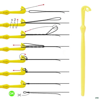 

Typing Node and Disgorger Hook Loop Fast Draw Fishing Line Tier Kit Tool