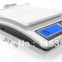 3 кг бытовой Портативный цифровой ЖК-дисплей Кухня Еда Диеты Почтовый Вес весом Весы компактный электронные весы 3000 г x 0.1 г