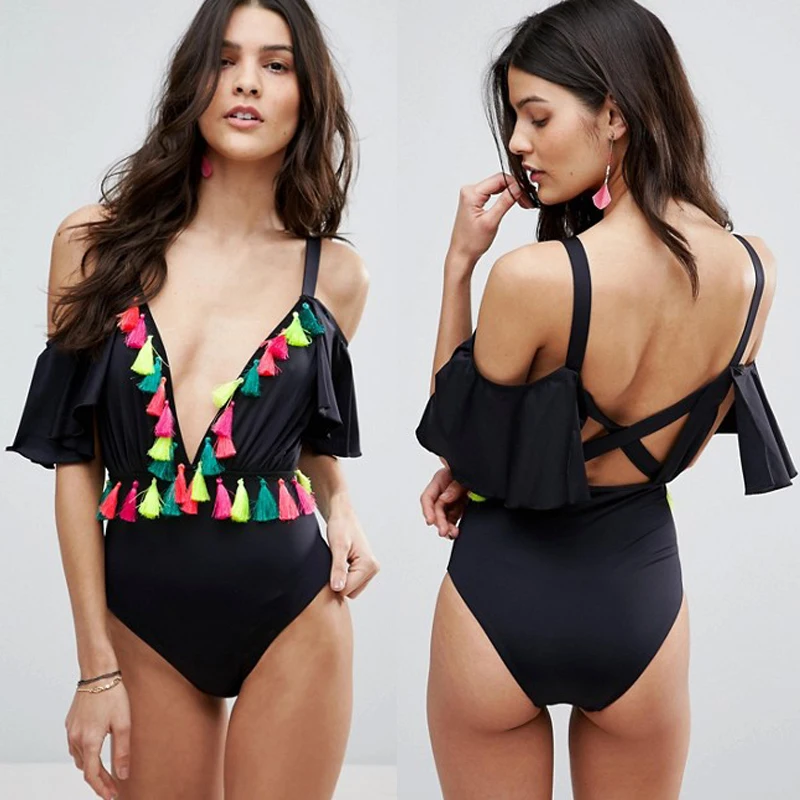 bright colored one piece swimsuits