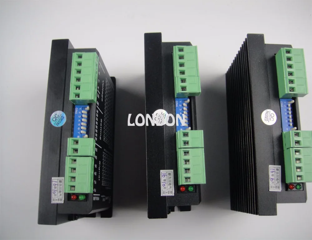 

3 pieces 20-50VDC 128 Subdivision 2 phase microstepping driver 0.71-3.0A for 42/57 2 phase stepper motors replace M542