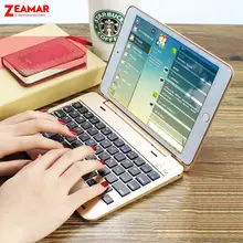Чехол для iPad Mini 1 2 3 4 с Bluetooth клавиатурой Smart Cover для iPad Mini 4 360 полная защита противоударный чехол Funda Coque