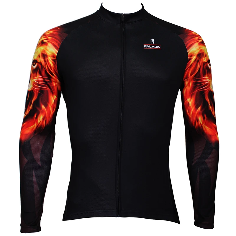 ILPALADINO Autumn Winter Long Sleeve Cycling Jerseys Breathable Bicycle Jersey Quick Dry Anti 