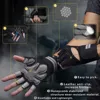 WorthWhile Half Finger Gym Fitness Gloves with Wrist Wrap Support for Men Women Crossfit Workout