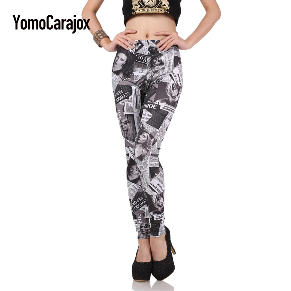 

2017 Hot Sale Summer Style Skinny Printed Sexy Slim Denim Leggings Women's Fashion Elastic Force Jean