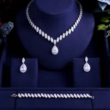 Мода AAA Красный кубический циркон свадебные комплекты ювелирных изделий, серьги ожерелье браслет полный комплект, продвижение, заводская цена