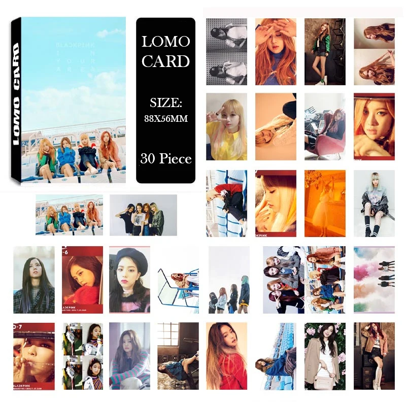 LOMO Card KPOP BIGBANG/EXO/BLACKPINK/GOT7/IKON/RED VELVET/SJ/NCT127/IZONE/TXT/TWICE/MONSTAX/Album Small Cards Photo Photocard