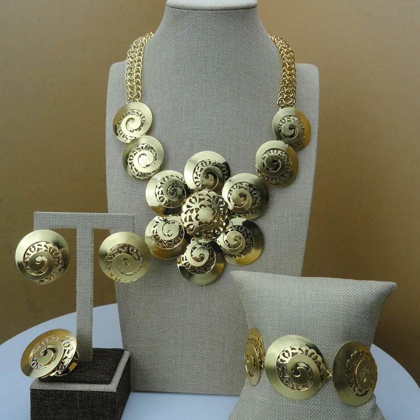

Yuminglai African Big Jewelry Dubai Fine Jewlery Sets for Women FHK6471