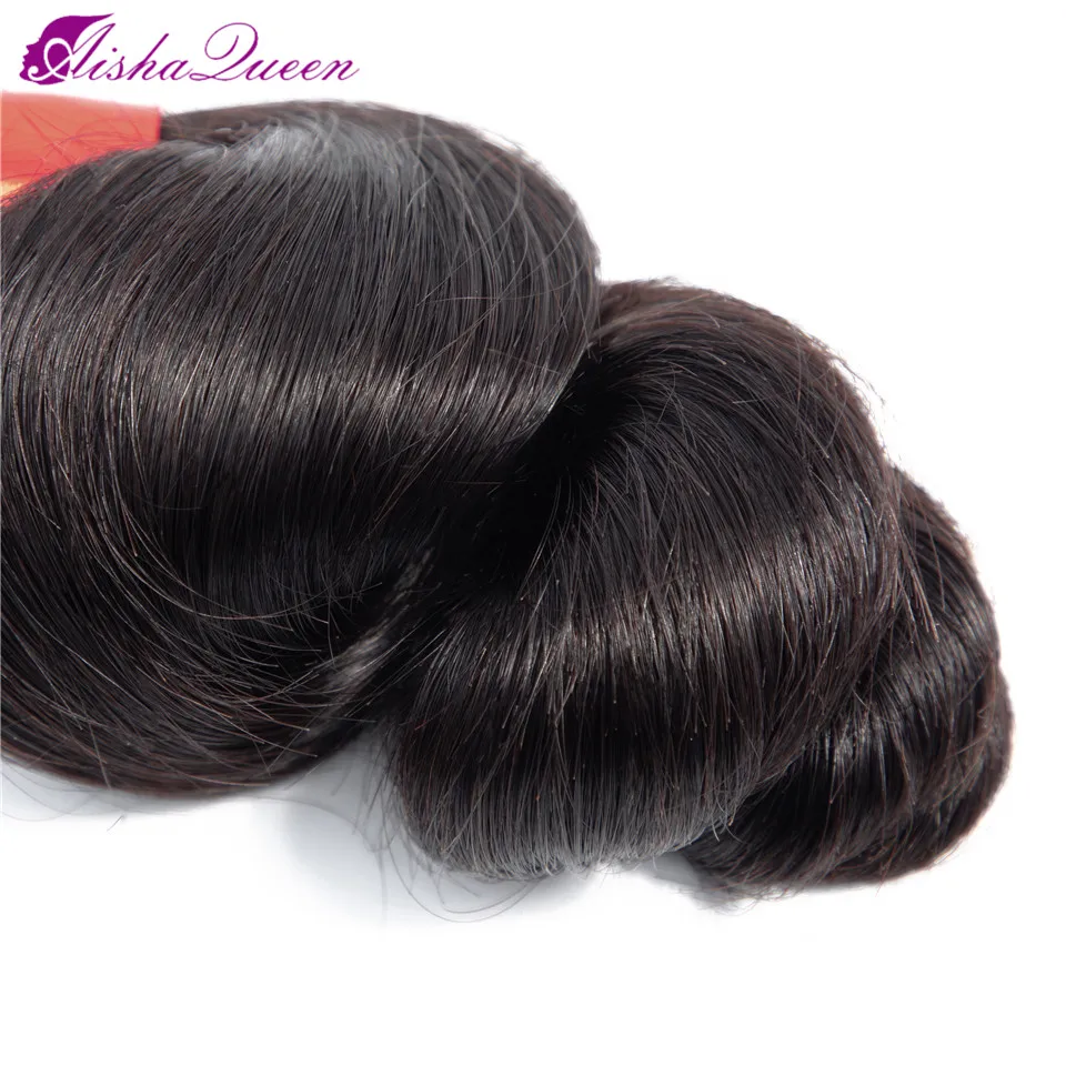 Aisha Queen Loose Wave Human Hair Bundles With Closure Double Weft Non Remy Brazilian Hair Weave Bundles With Closure Aisha Queen Loose Wave Human Hair Bundles With Closure Double Weft Non Remy Brazilian Hair Weave Bundles With Closure