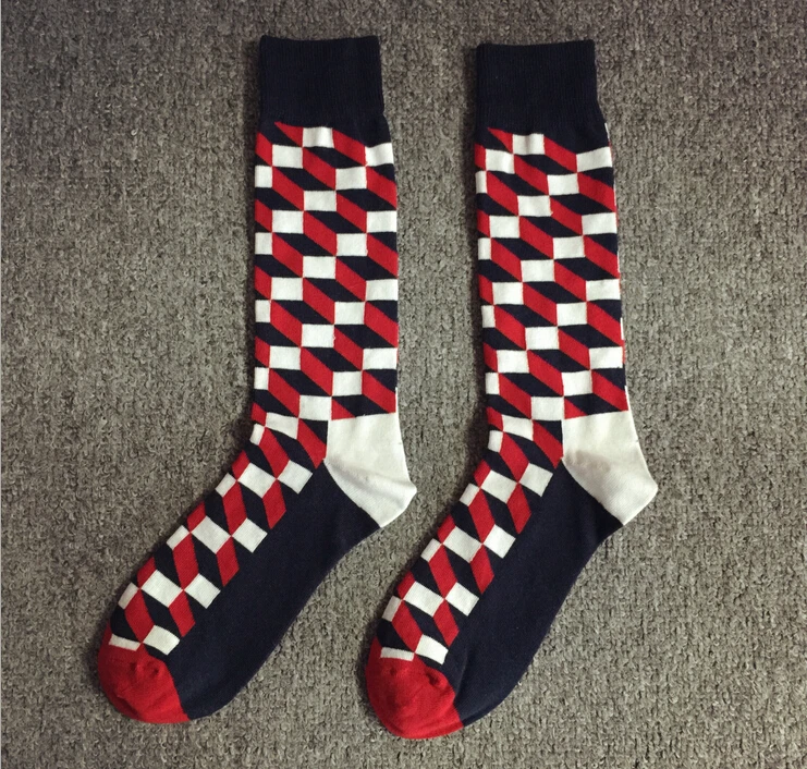 24 шт. = 12 пар, популярные хлопковые корейские носки с надписью «happy socks», фирменные повседневные носки унисекс в консервативном стиле, 24 шт./партия