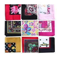 BAIYIXIN Женские винтажные Цветочные носовые платки большие мягкие хлопчатобумажные носовые платки для женщин ассорти упаковка 17 дюймов