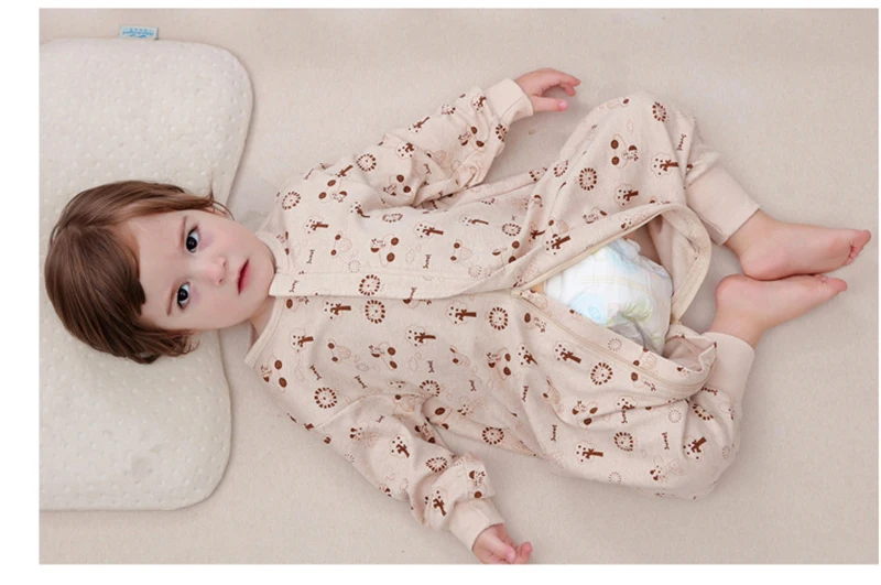 Хлопок спальный мешок для малышей пижамы для мальчиков и девочек Акула sleepsack детские ночное белье для девочек Теплые детские пижамы Pegasus Onesie