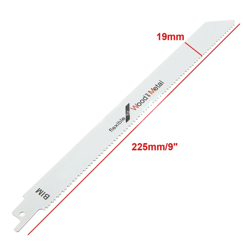 1PC x 225MM S1122BF Flexible BIM Reciprocating Saw Blade For Metal & Wood