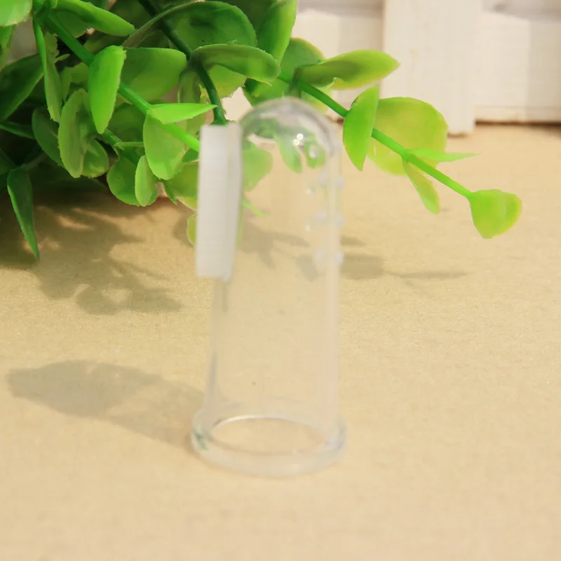 Baby Kids Silicone Finger Toothbrush Children Teeth Clear Gum Brush Infant Deciduous Tooth Brush Massage Children's Tooth Brush