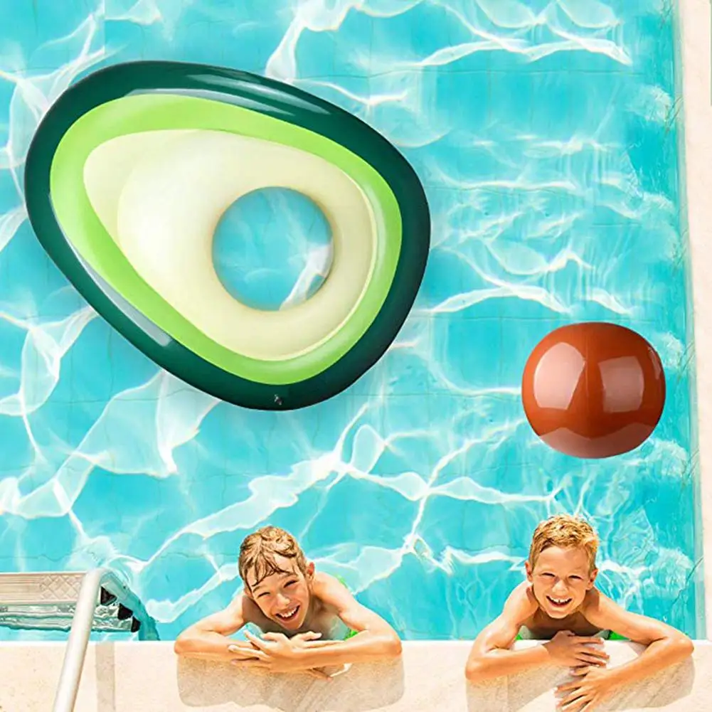 2019 Новый 160x125 см авокадо надувной плавающий круг Плавание огромный надувной бассейн для взрослых детей купальник бассейн игрушки