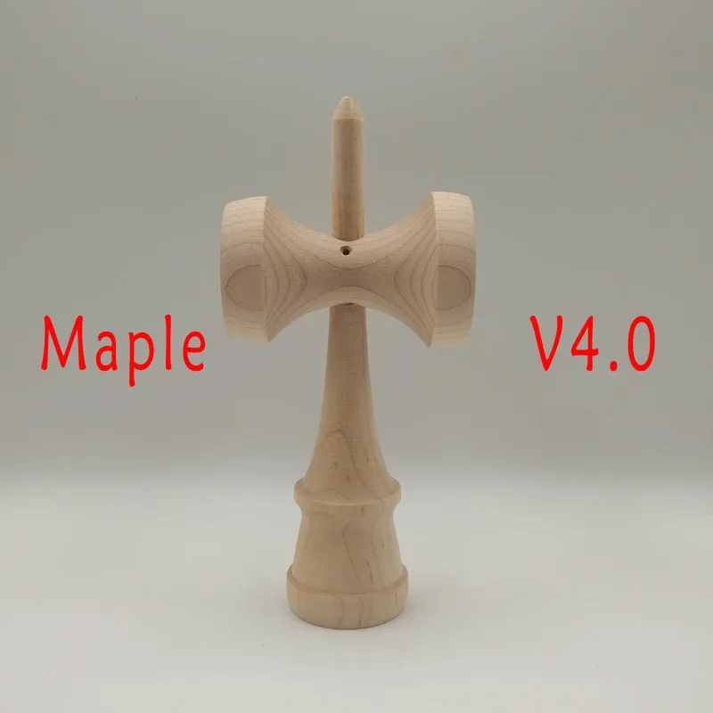 Аксессуары Kendama, V4.0 клен Кен изготовлен из натуральный клен, V4.0 Кен с более широким сарадо, большая Базовая чашка подходит для больших рук