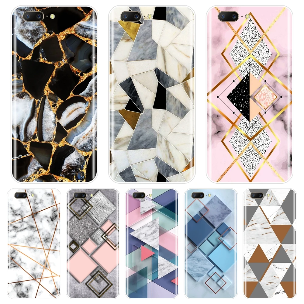

TPU White Pink Black Geometric Marble Phone Case For One Plus 3 3T 5 5T 6 6T Soft Silicone Back Cover For OnePlus 3 3T 5 5T 6 6T