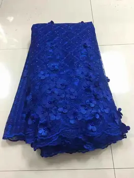 

African Lace Fabric 2018 Embroidered Nigerian Laces Fabric Bridal High Quality French Tulle Lace Fabric For Women