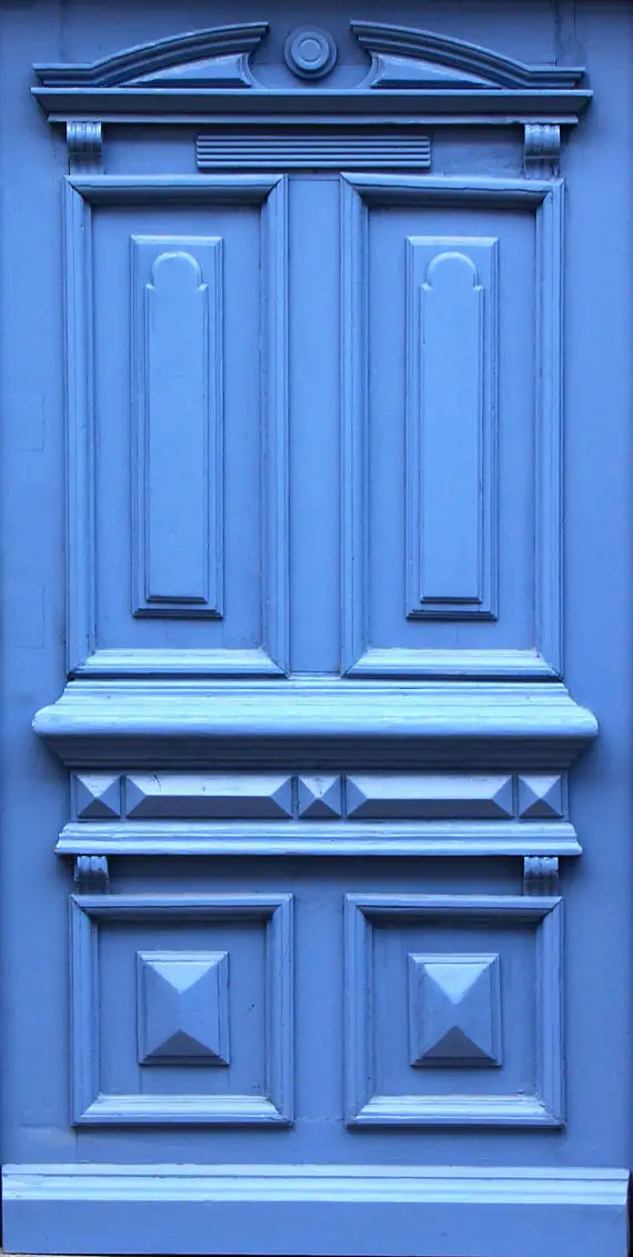 3D синие дверные Настенные обои фотообои, Настенная печать, наклейка на стену, настенная роспись, фото, самоклеющаяся дверная пленка