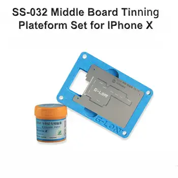 

Maintenance Precision board mould for iphone X motherboard PCB Fixture Holder for BGA Chip repair + special solder paste
