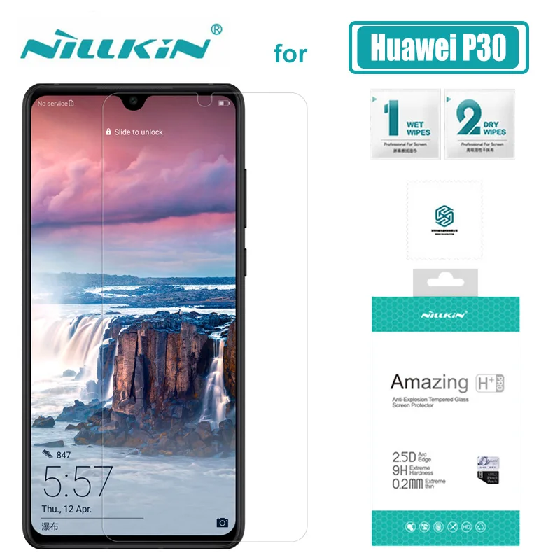 Защитное стекло Nillkin 9H + для Huawei P30 P20 Pro 0 2 мм ультратонкое закаленное | Мобильные