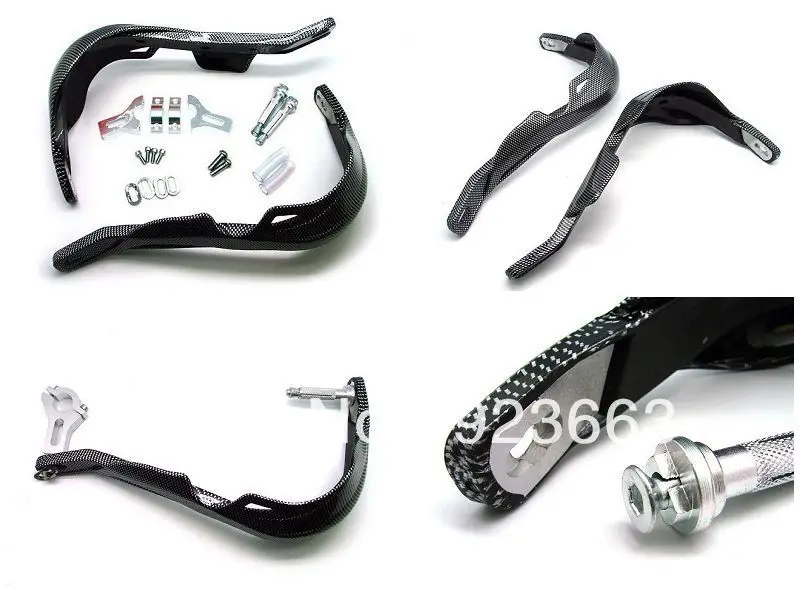 CARBON HAND GUARDS FOR SUZUKI DRZ 400 DR Z KDX KLR KDX220R MOTOCROSS