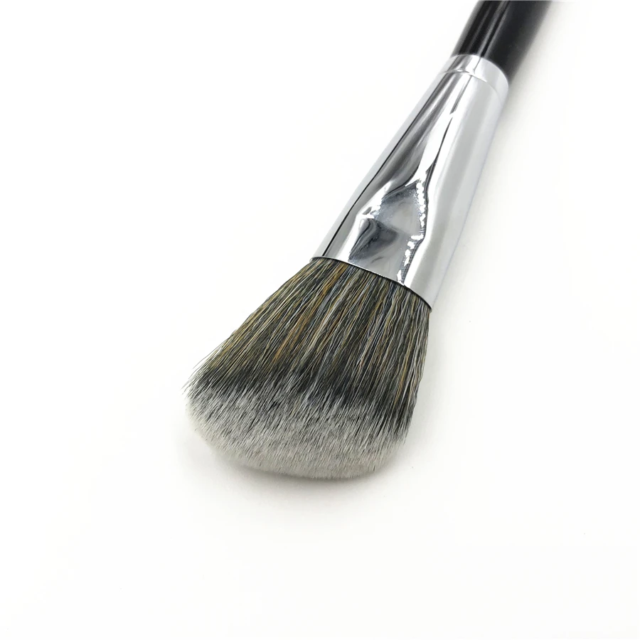 Professional Contour Brush #47 #49 #75 Black Long Handle Pro Foundation Brush Angled Blush Bronzer Sculpting Make up Brush