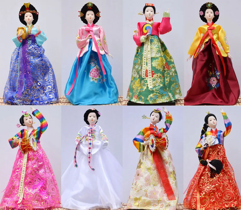 Decoration Arts crafts girl gifts get married Korean folk doll doll