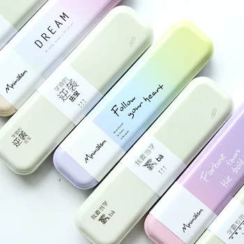 

1pcs Creative Wrought Iron Stationery Box Tinplate Pencil Box Korean Boys and Girlfriends Simple Iron Box Stationery Storage Box
