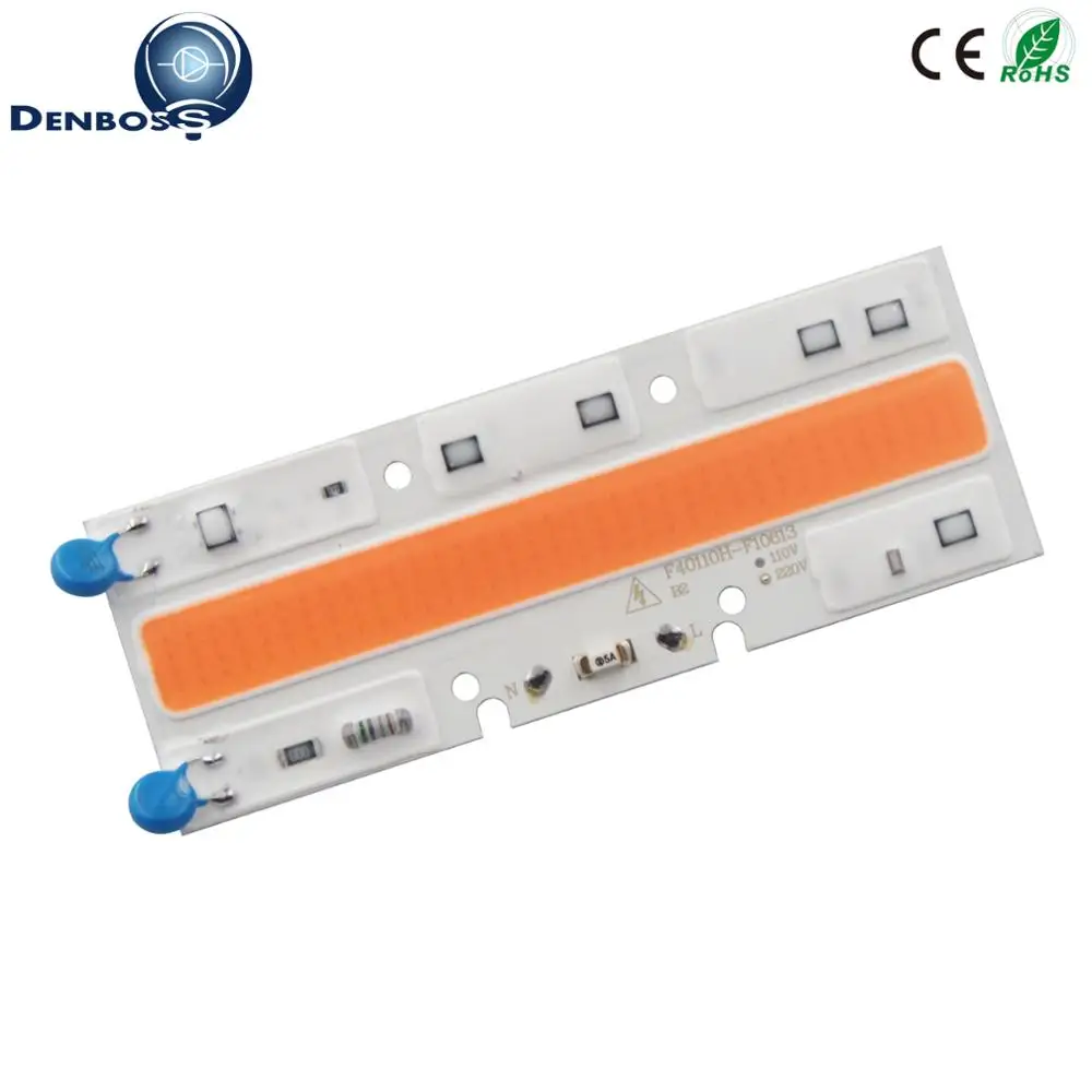 AC 220V 110V driverless Hydroponice cob led grow light chip full spectrum 380nm-840nm for Indoor Plant Seedling Grow and Flower