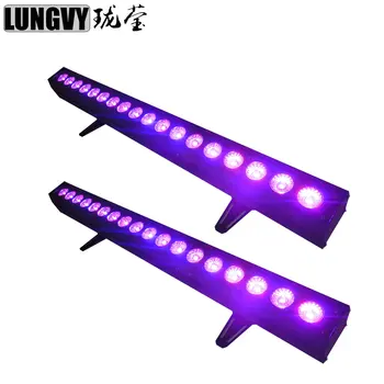 

Free Shipping 2pcs/Lot 18x15w Dmx Bar Led Wall Washer Indoor Linear Lighting Wall Linear Lamp Floodlight