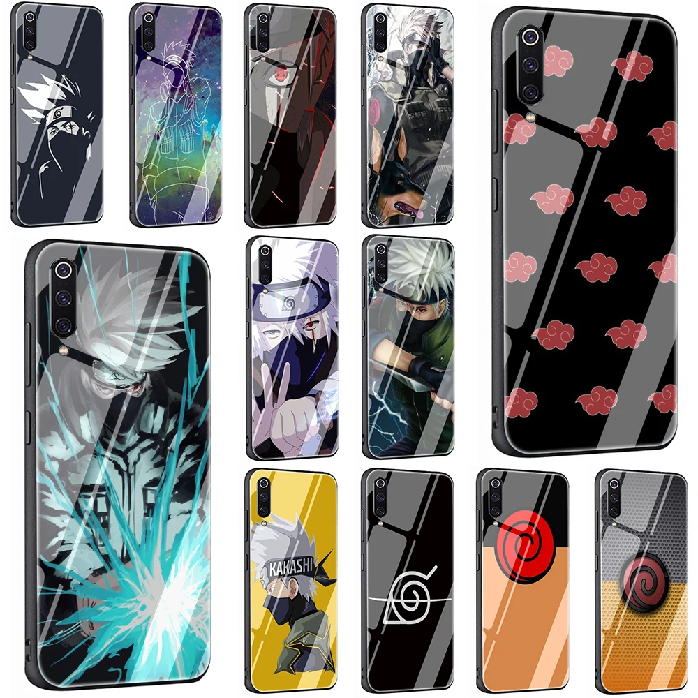 

Naruto Kakashi Tempered Glass Phone Cover Case For Xiaomi Mi 8 9 Redmi 4X 6A Note 5 6 7 Pro Pocophone F1