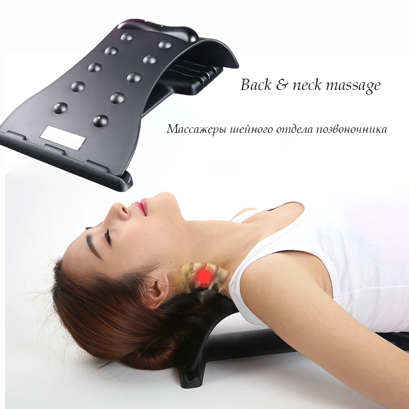 10 Therapy Points Stretching Back Massager Lumbar Support
