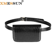 Xmessun Винтаж сумка на поясном ремне Для женщин Аллигатор кожаная поясная сумка дорожная сумка кошелек сумка Женская Fit 5,5 дюймовые телефоны F196