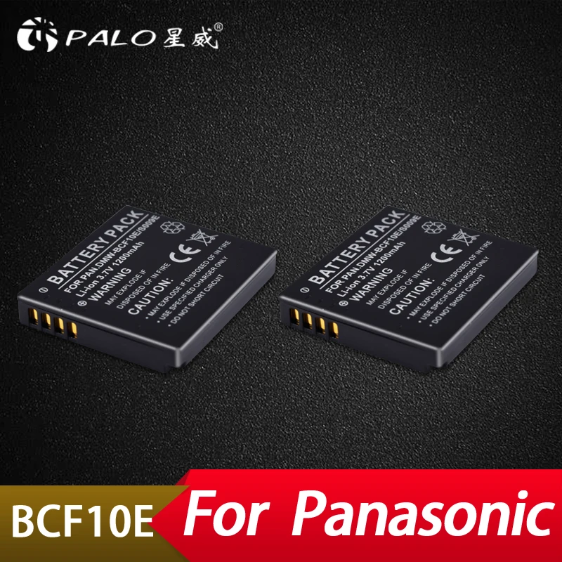 

Palo 2PCS DMW-BCF10E DMW BCF10E 1200mAh Camera Battery For DMW-BCF10E DMW BCF10 BCF10 DMC-FS12 DMC-FX60