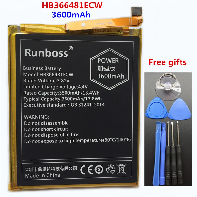 

HB366481ECW 3600mAh Battery For Huawei P10 Lite/Nova Lite/G10 WAS-TL10 WAS-AL00 WAS-LX1 WAS-LX1A WAS-LX2 WAS-LX3 Batteries
