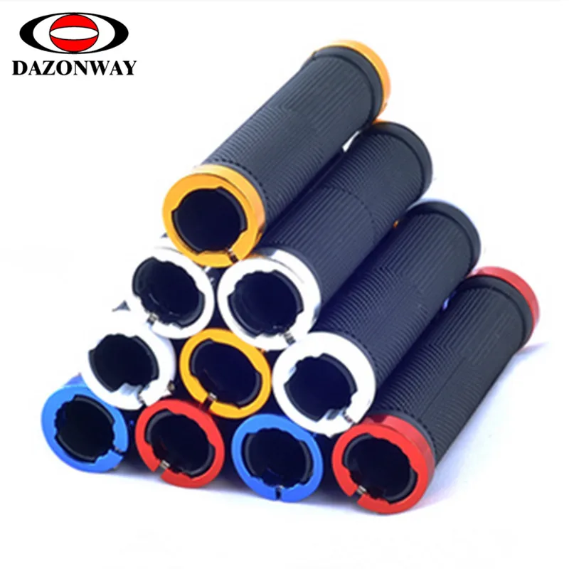 

BOFAMES Bicycle Grips Non-slip Grip & Soft Aluminum+PE Rubber Bike Handle Grip Riding Cycling Handlebar Grips MTB Mountain Bike