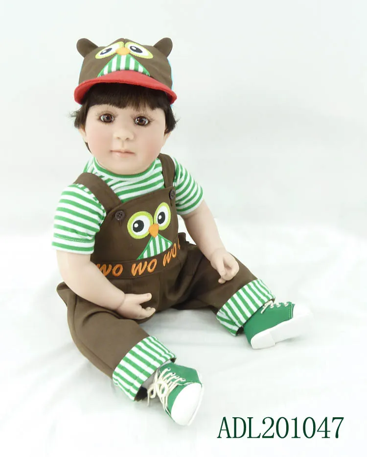 Vinyl silicone reborn baby dolls accompany lifelike princess toddler doll kid popular high end christmas new