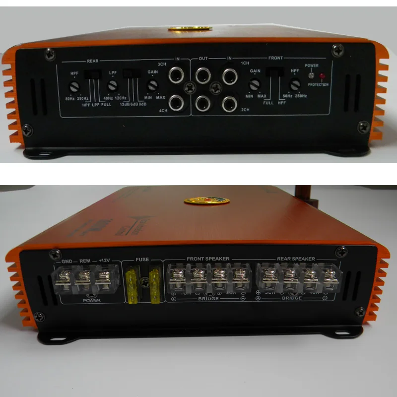 3800Watts 4 Channel Professional Moseft Class AB Booster Amplifier Stereo Car Audio Power Amplifiers